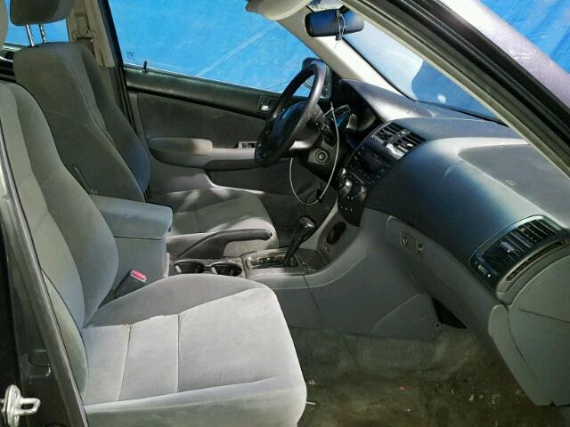 1HGCM56705A008587 - 2005 HONDA ACCORD EX GRAY photo 5