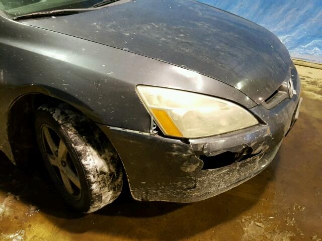 1HGCM56705A008587 - 2005 HONDA ACCORD EX GRAY photo 9