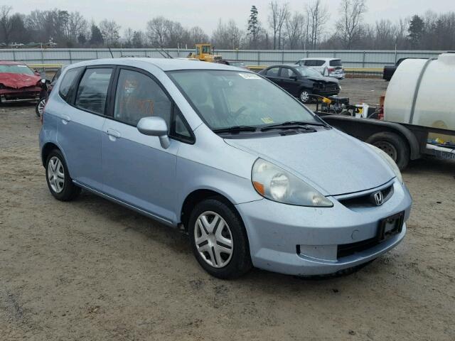 JHMGD38477S060091 - 2007 HONDA FIT BLUE photo 1