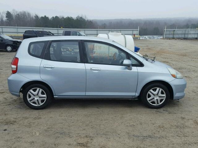 JHMGD38477S060091 - 2007 HONDA FIT BLUE photo 9