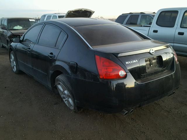 1N4BA41E14C823618 - 2004 NISSAN MAXIMA SE BLACK photo 3