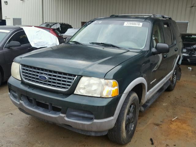 1FMZU63E32UA19154 - 2002 FORD EXPLORER X GREEN photo 2