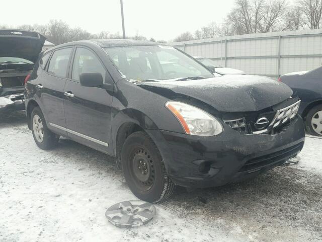 JN8AS5MV0BW676504 - 2011 NISSAN ROGUE S BLACK photo 1