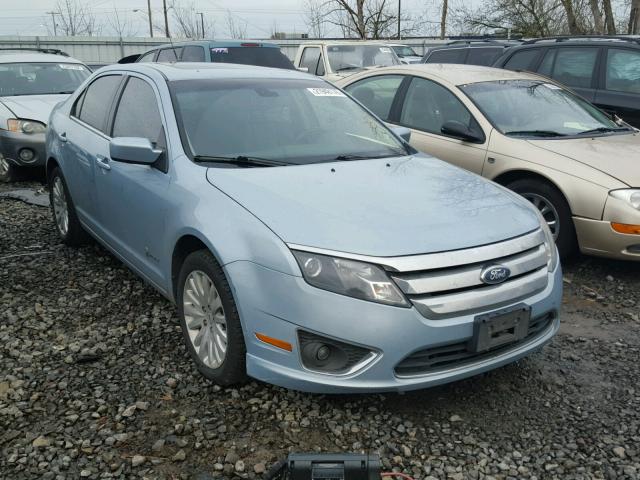 3FADP0L34BR335452 - 2011 FORD FUSION HYB BLUE photo 1