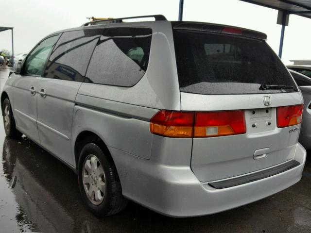 5FNRL18054B052224 - 2004 HONDA ODYSSEY EX SILVER photo 3