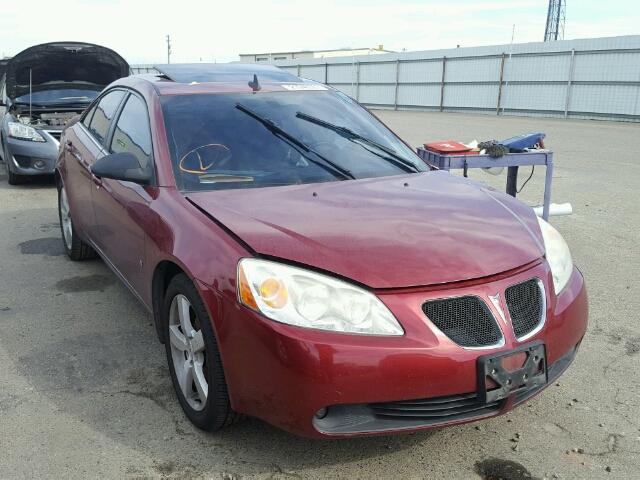 1G2ZH57N584179434 - 2008 PONTIAC G6 GT RED photo 1