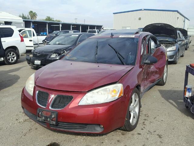 1G2ZH57N584179434 - 2008 PONTIAC G6 GT RED photo 2