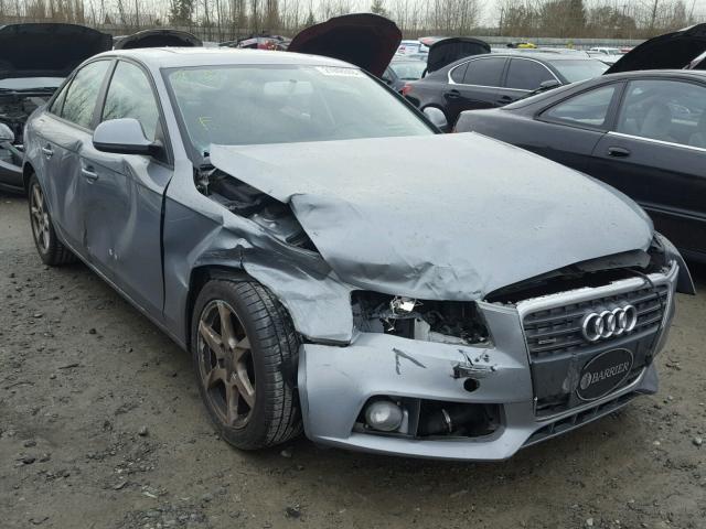 WAULF78K69N037044 - 2009 AUDI A4 2.0T QU GRAY photo 1