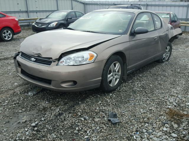 2G1WJ15K869409510 - 2006 CHEVROLET MONTE CARL BEIGE photo 2