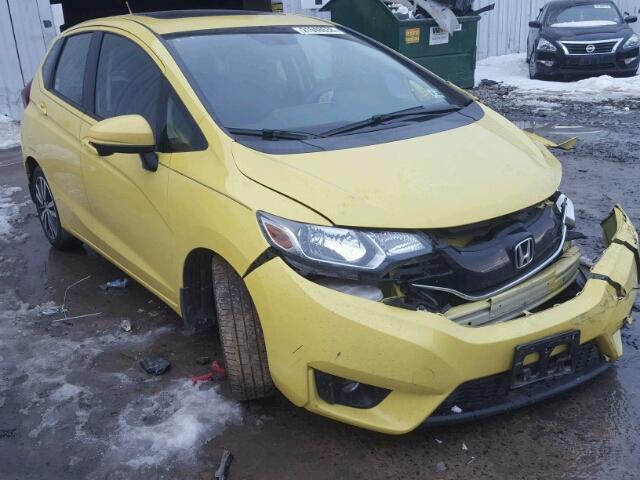 3HGGK5G87FM762847 - 2015 HONDA FIT EX YELLOW photo 1