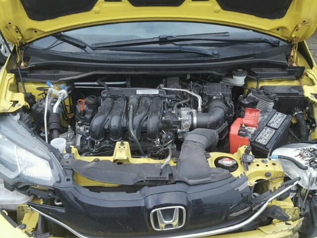 3HGGK5G87FM762847 - 2015 HONDA FIT EX YELLOW photo 7