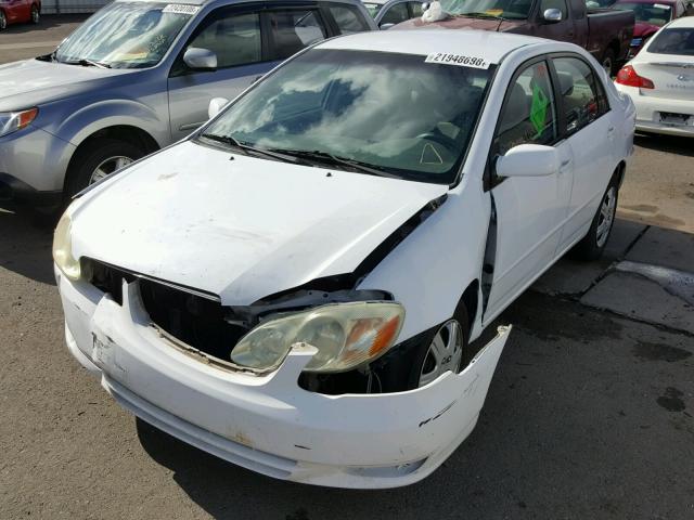 1NXBR32E13Z098943 - 2003 TOYOTA COROLLA CE WHITE photo 2