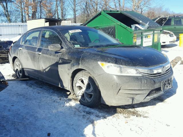 1HGCR2F32HA013193 - 2017 HONDA ACCORD LX BLACK photo 1