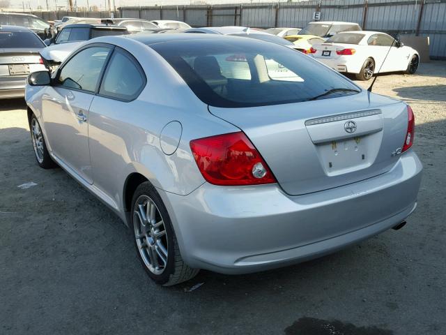 JTKDE177650061719 - 2005 TOYOTA SCION TC SILVER photo 3