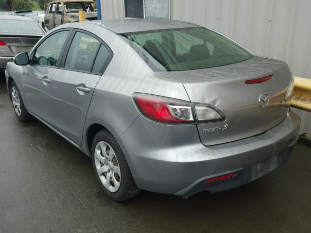 JM1BL1UG8B1373894 - 2011 MAZDA 3 I GRAY photo 3