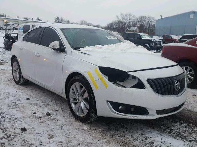 2G4GK5EXXE9240323 - 2014 BUICK REGAL WHITE photo 1