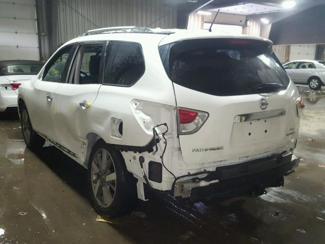 5N1AR2MM0EC674833 - 2014 NISSAN PATHFINDER WHITE photo 3