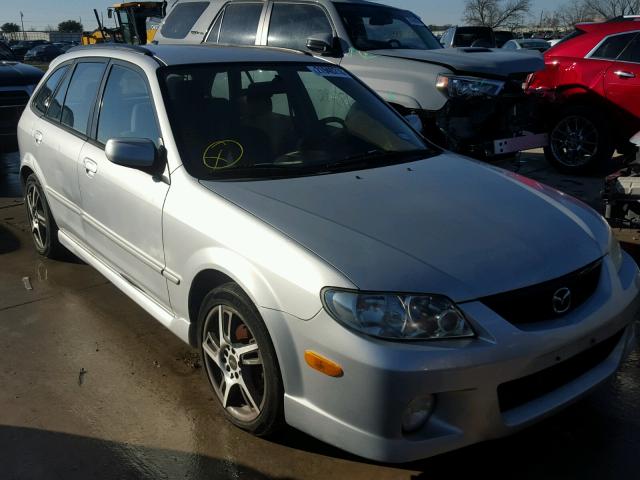 JM1BJ245821505370 - 2002 MAZDA PROTEGE PR SILVER photo 1