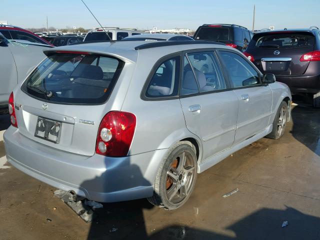 JM1BJ245821505370 - 2002 MAZDA PROTEGE PR SILVER photo 4