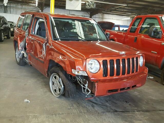 1J4NF2GBXAD577887 - 2010 JEEP PATRIOT SP ORANGE photo 1