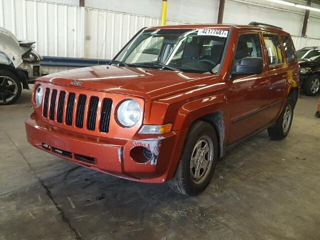 1J4NF2GBXAD577887 - 2010 JEEP PATRIOT SP ORANGE photo 2