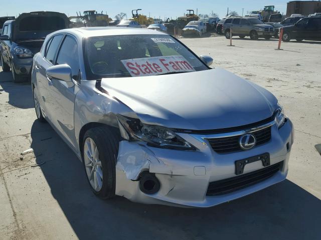 JTHKD5BH7C2087772 - 2012 LEXUS CT 200 SILVER photo 1