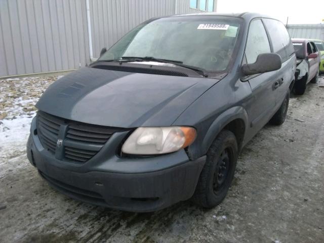 1D4GP25E07B140965 - 2007 DODGE CARAVAN SE GREEN photo 2