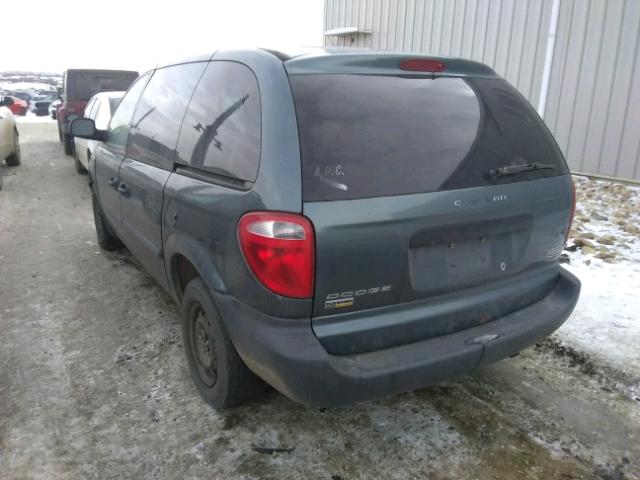 1D4GP25E07B140965 - 2007 DODGE CARAVAN SE GREEN photo 3