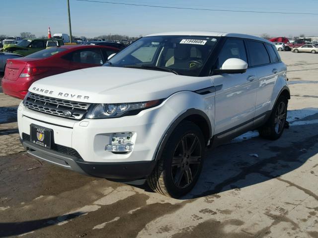 SALVR2BG2EH894070 - 2014 LAND ROVER RANGE ROVE WHITE photo 2