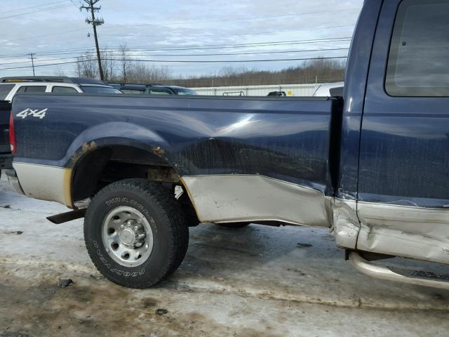 1FTNX21L32ED44286 - 2002 FORD F250 SUPER BLUE photo 9