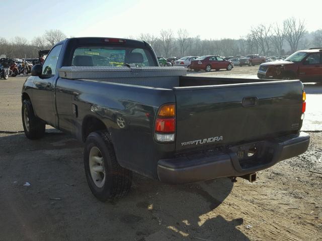 5TBJN32121S164984 - 2001 TOYOTA TUNDRA GREEN photo 3