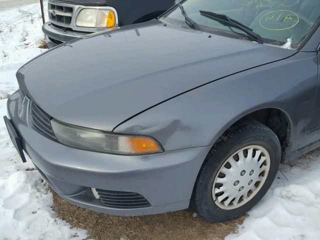 4A3AA46G32E116812 - 2002 MITSUBISHI GALANT ES GRAY photo 9