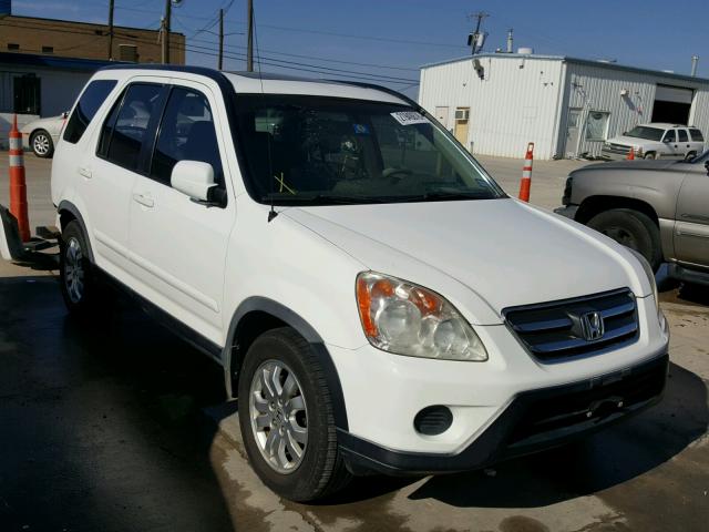 JHLRD78906C040838 - 2006 HONDA CR-V SE WHITE photo 1