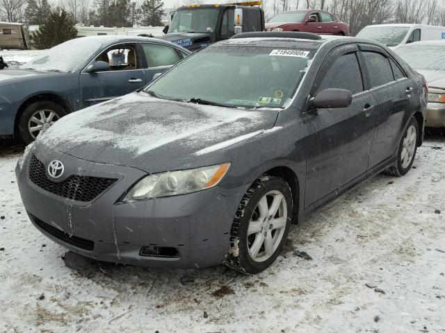 4T1BE46K38U776455 - 2008 TOYOTA CAMRY CE GRAY photo 2