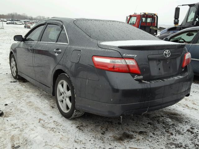 4T1BE46K38U776455 - 2008 TOYOTA CAMRY CE GRAY photo 3