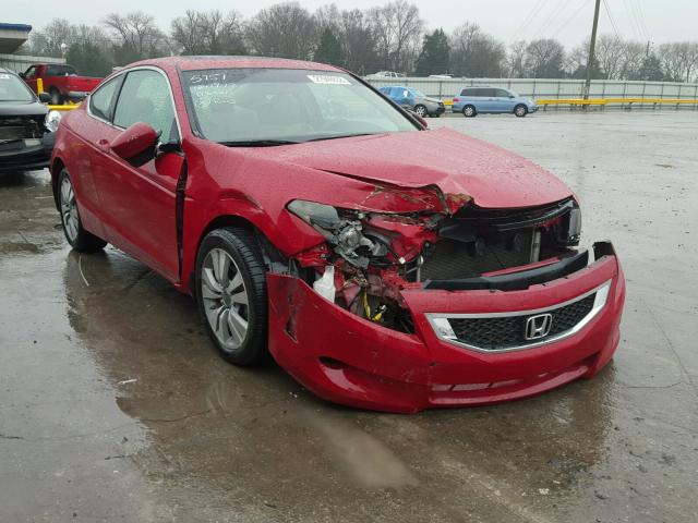 1HGCS12838A005751 - 2008 HONDA ACCORD EXL RED photo 1