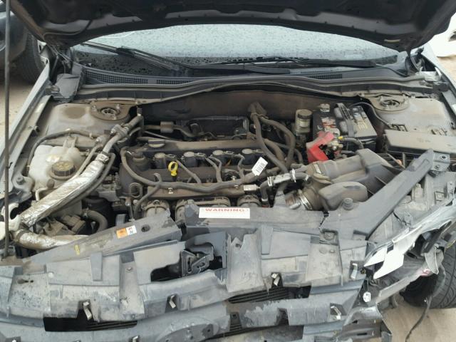 3FAHP0HAXAR254222 - 2010 FORD FUSION SE GRAY photo 7