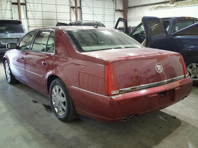 1G6KD57Y16U222511 - 2006 CADILLAC DTS RED photo 3