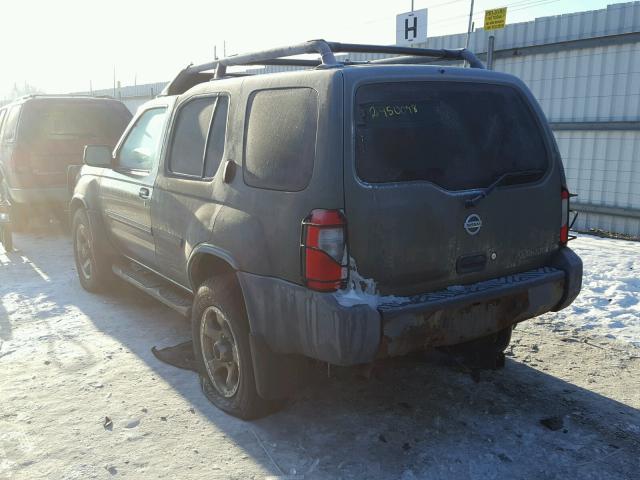 5N1MD28Y64C638653 - 2004 NISSAN XTERRA SE GREEN photo 3