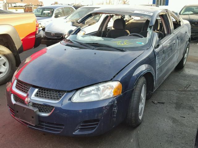 1B3EL46R36N102223 - 2006 DODGE STRATUS SX BLUE photo 2