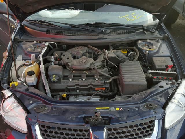 1B3EL46R36N102223 - 2006 DODGE STRATUS SX BLUE photo 7