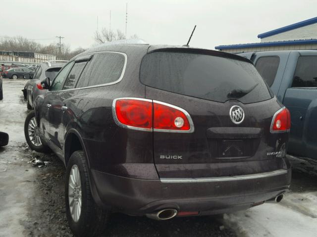 5GAEV23748J129927 - 2008 BUICK ENCLAVE CX PURPLE photo 3