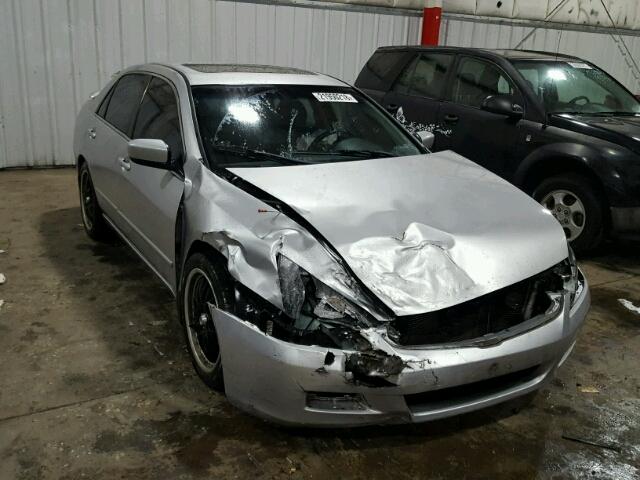 1HGCM66597A062770 - 2007 HONDA ACCORD EX SILVER photo 1