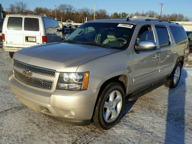 1GNFK16308R225349 - 2008 CHEVROLET SUBURBAN K BEIGE photo 2