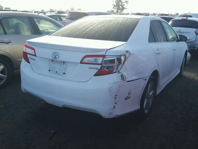 4T1BF1FK1DU705132 - 2013 TOYOTA CAMRY L WHITE photo 4