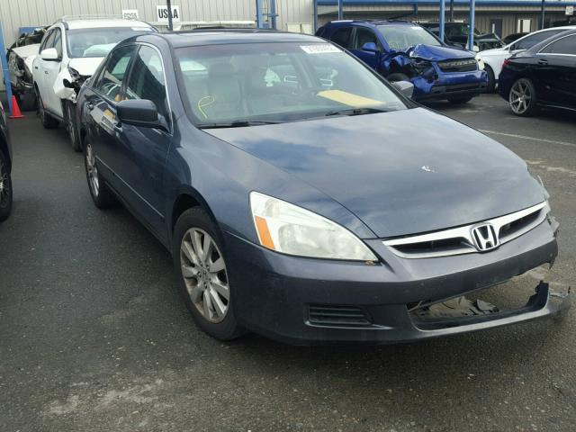 1HGCM66507A074225 - 2007 HONDA ACCORD EX GRAY photo 1