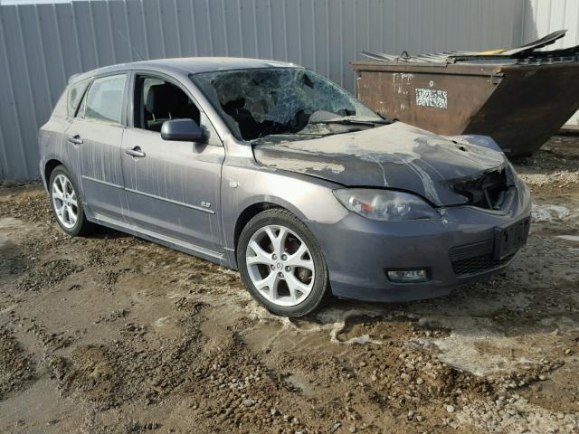 JM1BK343471651693 - 2007 MAZDA 3 HATCHBAC GRAY photo 1