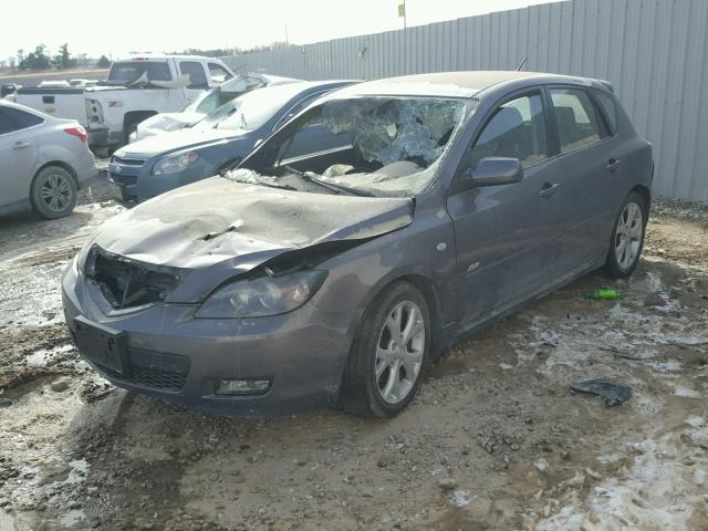 JM1BK343471651693 - 2007 MAZDA 3 HATCHBAC GRAY photo 2