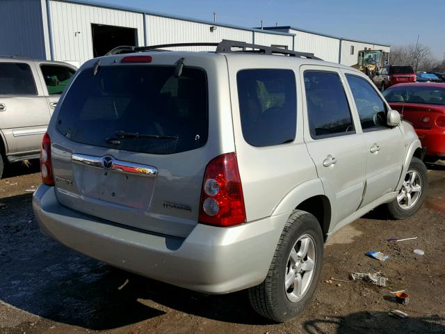 4F2CZ06185KM56729 - 2005 MAZDA TRIBUTE S SILVER photo 4