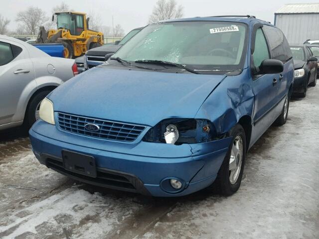 2FMZA51493BB92584 - 2003 FORD WINDSTAR L BLUE photo 2